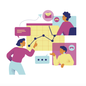 会議のイラスト説明