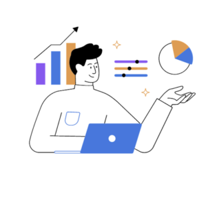 アクセス解析イラストの説明